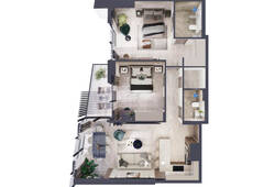 2 bedroom apartment